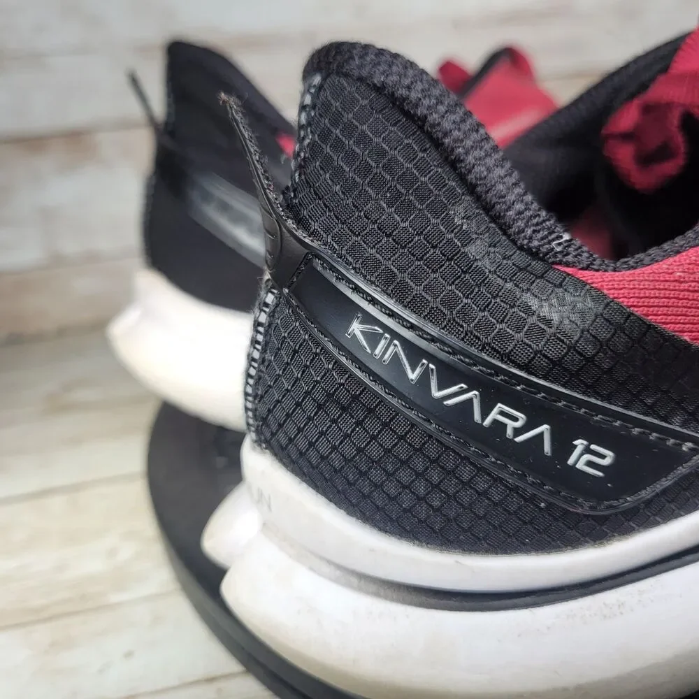 Saucony Kinvara 12 Sneakers Women Size 10 Vibrant Red Mesh PWR RUN Lace Up Shoes
